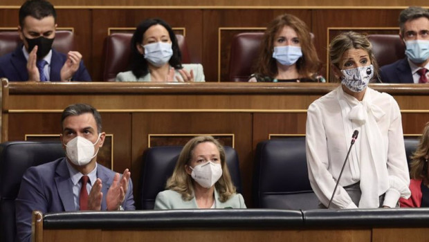 ep el presidente del gobierno pedro sanchez la vicepresidenta primera y ministra de asuntos