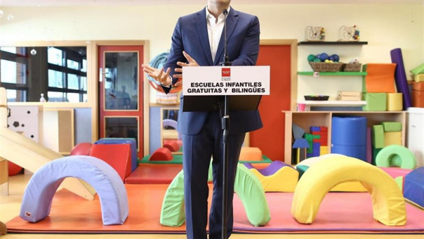 ep el vicepresidente de la comunidad de madrid ignacio aguado durante la inauguracion del nuevo