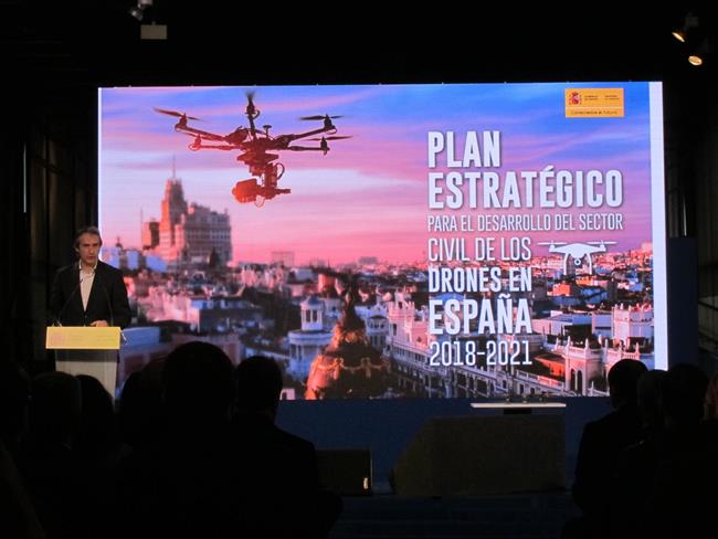 Fomento presenta el Plan Estratégico para el desarrollo de drones | EUROPA PRESS ep fomento presentaplan estrategicodesarrollodrones