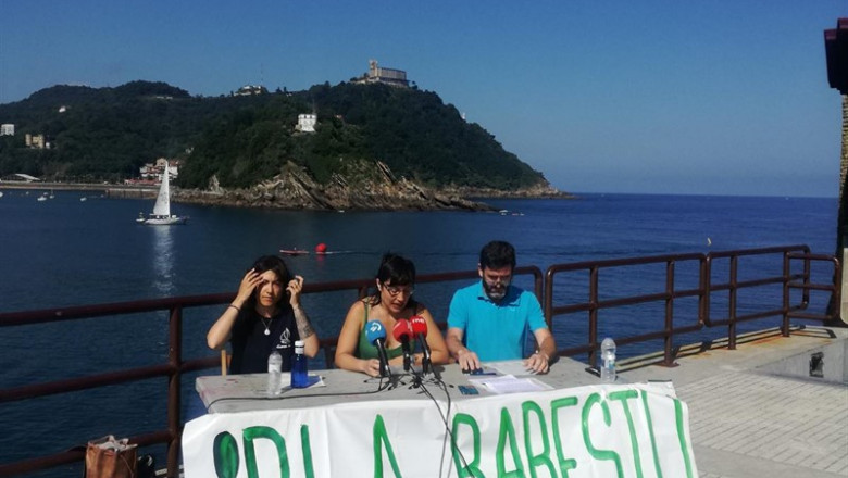 Grupos ecologistas piden que se proteja la isla Santa Clara de San Sebastián. | EUROPA PRESS. ep grupos ecologistas pidense protejaisla santa clarasan sebastian