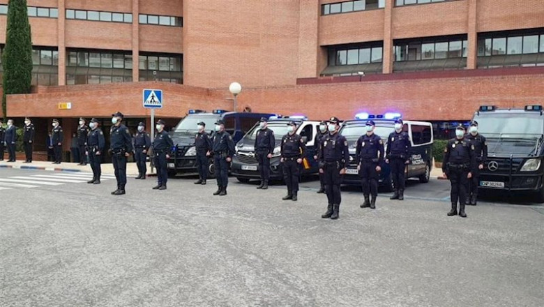 ep homenaje de policias al primer agente nacional destinado en madrid muerto por coronavirus ep homenaje de policias al primer agente nacional destinado en madrid muerto por coronavirus