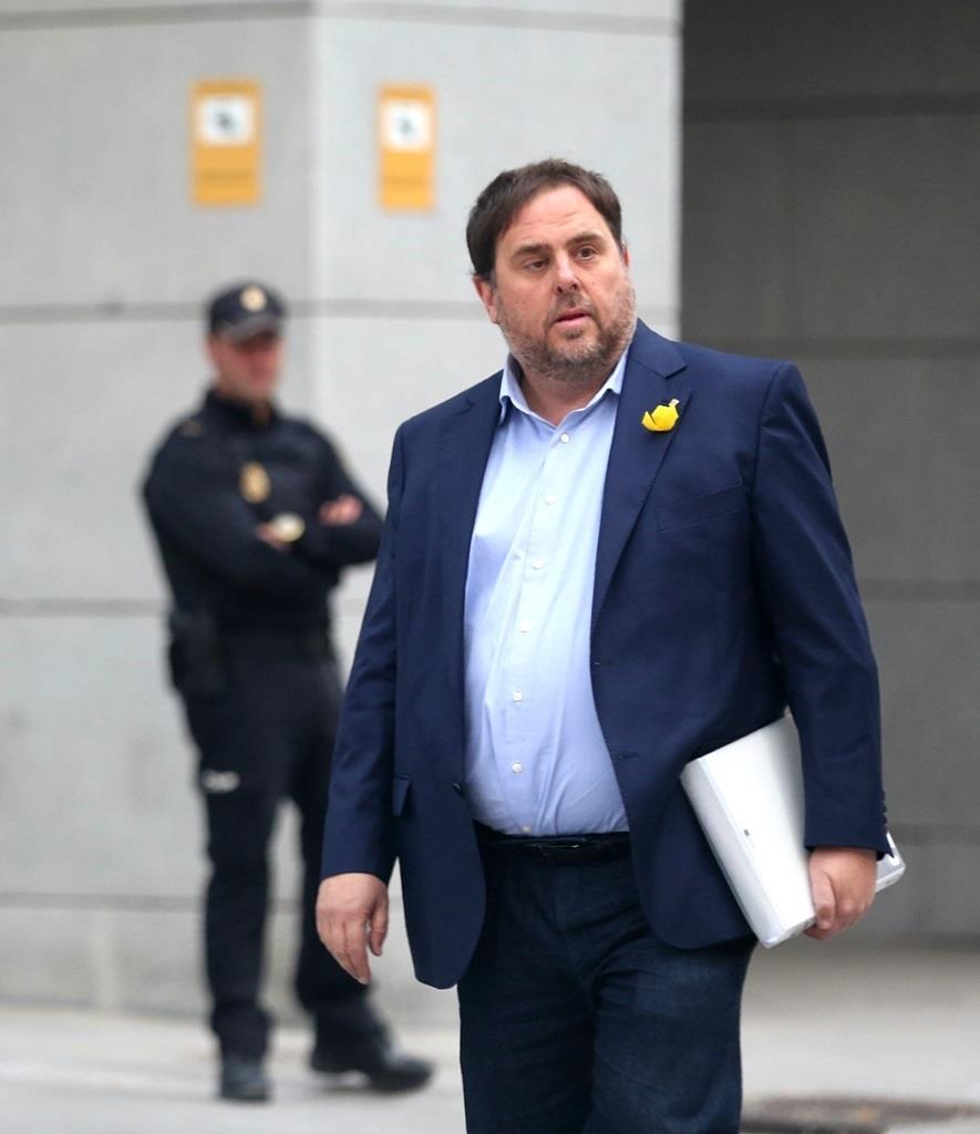 Junqueras llega a la Audiencia Nacional para declarar por rebelión | EUROPA PRESS ep junqueras llegala audiencia nacionaldeclararrebelion 20171103141402