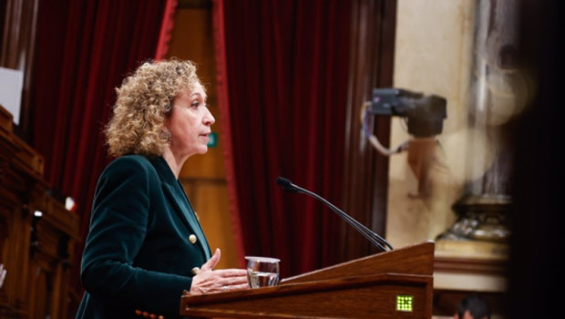 ep la consellera de territorio ester capella en el pleno del 6 de marzo de 2024