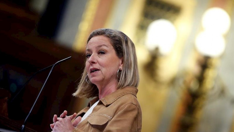 La diputada de CC, Ana María Oramas, en el pleno del Congreso | Pool ep la diputada de cc ana maria oramas en el pleno del congreso