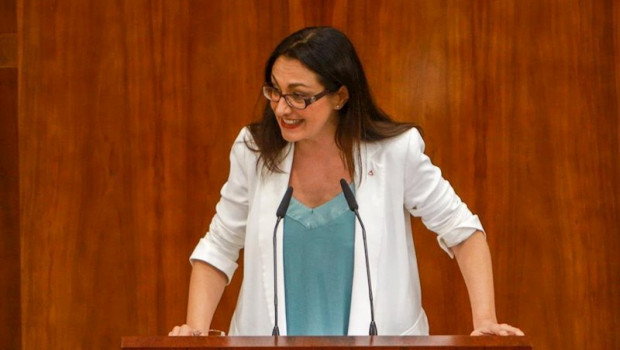 ep la diputada de unidas podemos izquierda unida madrid en pie en la asamblea de madrid sol sanchez