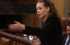 ep la diputada del pp ester munoz interviene durante una sesion plenaria en el congreso de los