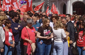 ep la nueva secretaria general de ugt madrid marina prieto en la manifestacion del dia del