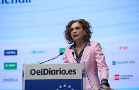 ep la vicepresidenta primera y ministra de hacienda maria jesus montero interviene durante la 20250327174903