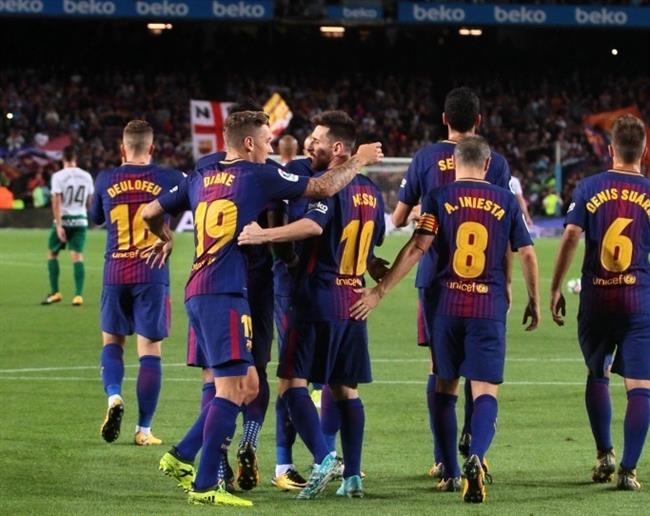 Leo Messi Lucas Digne Iniesta Denis Suárez Barcelona Eibar | LALIGA ep leo messi lucas digne iniesta denis suarez barcelona eibar