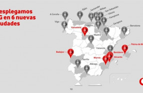ep mapa con el despliegue de la red 5g de vodafone