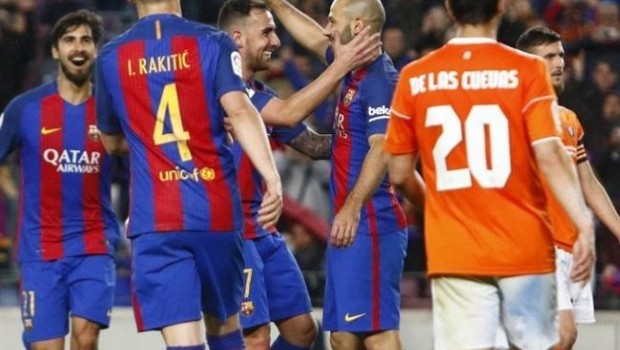 ep mascherano celebraprimer golfc barcelonasiete temporadas