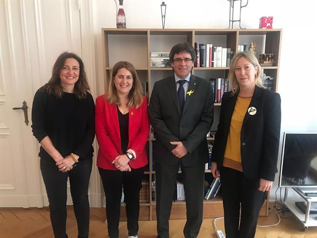 M.Conesa, M.Pascal, C.Puigdemont y N.Munté, PDeCAT | EUROPA PRESS ep mconesa mpascal cpuigdemontnmunte pdecat