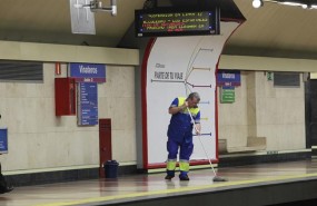 ep metromadrid limpiando limpiador limpieza