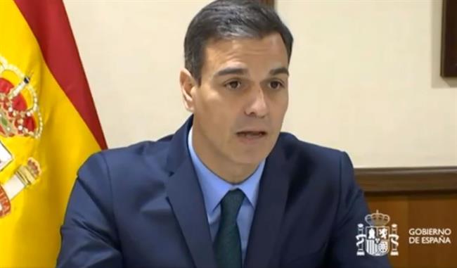 ep pedro sanchez felicitanavidadlas tropasexterior