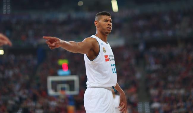 El pívot caboverdiano Walter Tavares, en un partido del Real Madrid | @RMBALONCESTO ep pivot caboverdiano walter tavares enpartidoreal madrid