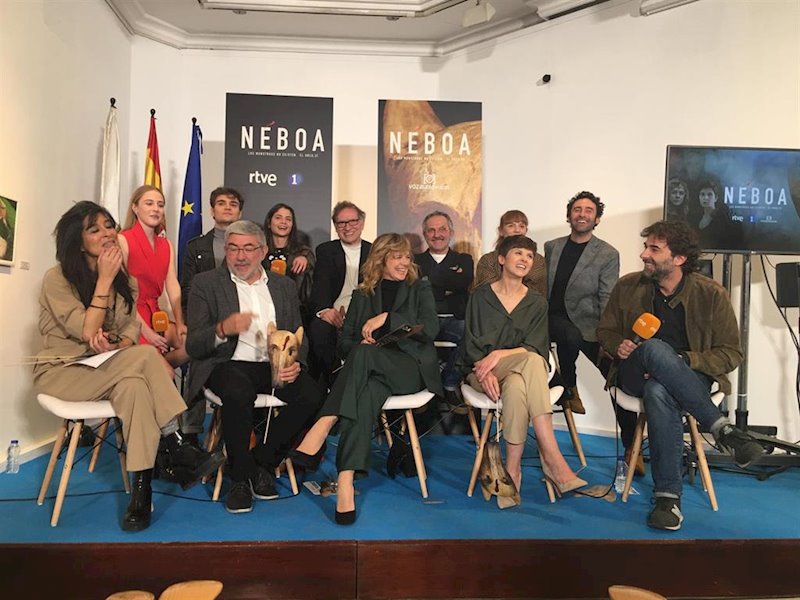 ep presentacion de la nueva serie de tve neboa en la sede de la xunta en madrid