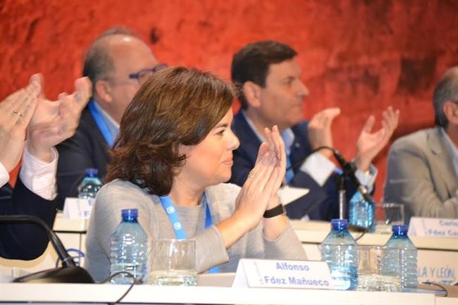 Valladolid. Soraya Sáez de Santamaría en Congreso PPCyL | EUROPA PRESS ep valladolid soraya saezsantamariacongreso ppcyl