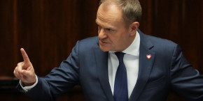 le nouveau premier ministre polonais donald tusk s exprime au parlement a varsovie en pologne 