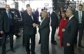 ep alcaldesamadrid manuela carmena conpresidenteisrael reuven rivlin