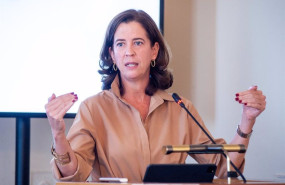 ep alejandra kindelan presidenta de la asociacion espanola de banca aeb durante su intervencion en