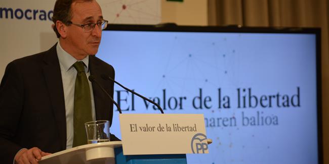 Alfonso Alonso, presidente del PP vasco | PP VASCO ep alfonso alonso presidentepp vasco