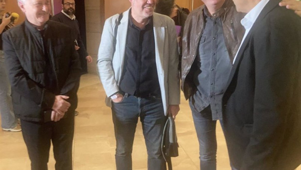 ep de izquierda a derecha franciso temprano unai sordo carlos martinez y vicente andres antes de
