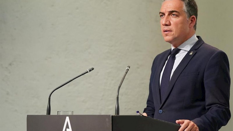 El consejero andaluz de la Presidencia, Administración Pública e Interior, Elías Bendodo, en una foto de archivo. | JUNTA DE ANDALUCÍA ep el consejero andaluz de la presidencia administracion publica e interior elias bendodo en una