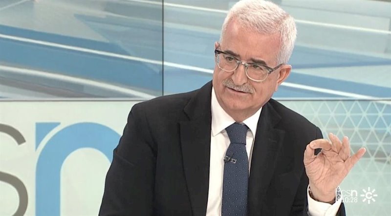 ep el portavoz adjunto del grupo parlamentario del psoe-a manuel jimenez barrios en una entrevista