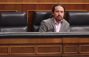 ep el vicepresidente de derechos sociales y agenda 2030 pablo iglesias durante la solemne sesion de