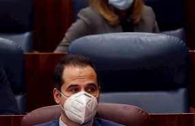ep el vicepresidente de la comunidad de madrid ignacio aguado durante el pleno en la asamblea de