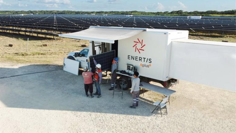 ep enertis applus supera los 22500 modulos fotovoltaicos inspeccionados con su laboratorio movil en