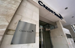 ep entrada de la sede de credit suisse en madrid espana a 29 de enero de 2020
