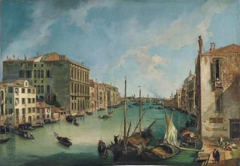 El Gran Canal desde San Vio, Venecia (hacia 1723-1724), de Canaletto | MUSEO NACIONAL THYSSEN-BORNEMISZA ep gran canalsan vio venecia hacia 1723-1724 de canaletto