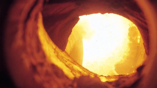 ep interior de un horno para la fabricacion de clinker