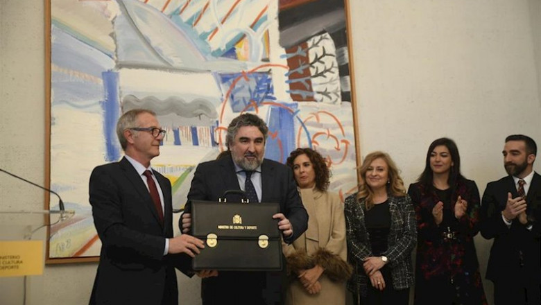 ep jose manuel rodriguez uribes d recibe la cartera del ministerio de cultura y deporte para el ep jose manuel rodriguez uribes d recibe la cartera del ministerio de cultura y deporte para el