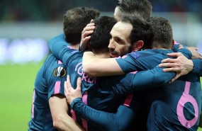 ep juanfran atletico madrid celebragolsus companeros