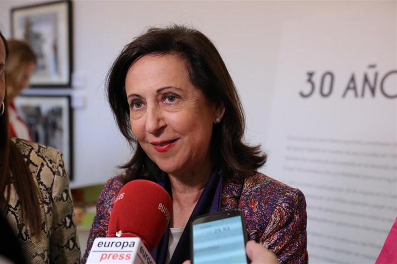 ep la ministra de defensa en funciones margarita robles