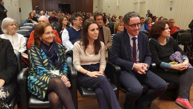 ep la ministra de igualdad irene montero durante la presentacion del documental la mujer que sonaba