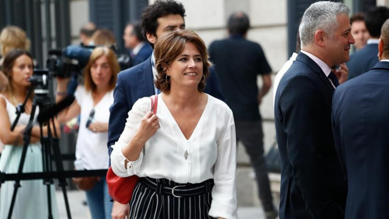 ep la ministra de justicia en funciones dolores delgado a su llegada al congreso de los diputados
