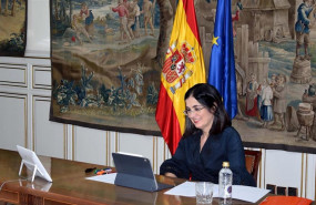 ep la ministra de politica territorial carolina darias en un encuentro telematico con la ull