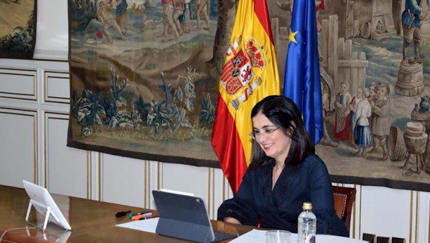 ep la ministra de politica territorial carolina darias en un encuentro telematico con la ull
