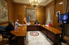 ep la ministra de trabajo yolanda diaz se reune con los agentes sociales para abordar los planes en