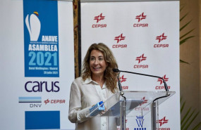 ep la ministra de transportes movilidad y agenda urbana raquel sanchez interviene durante el acto de