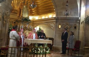 ep los reyes duranteceremonia oficiadala basilicala vera cruz