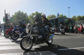 ep motocicletas circulan por las calles de valladolid