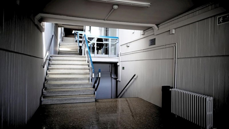Pasillos vacíos de la facultad de Estadística de la Universidad Complutense de Madrid. | Eduardo Parra - Europa Press ep pasillos vacios de la facultad de estadistica de la universidad complutense de madrid
