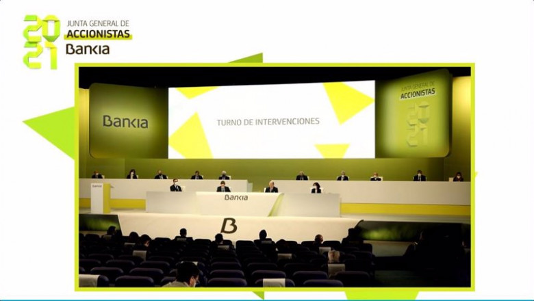 Plano general Junta Accionistas Bankia 2021 | EUROPA PRESS ep plano general junta accionistas bankia 2021