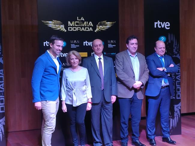 Presentación de 'La historia secreta de las momias: la momia dorada' | EUROPA PRESS ep presentacion de la historia secretalas momias la momia dorada
