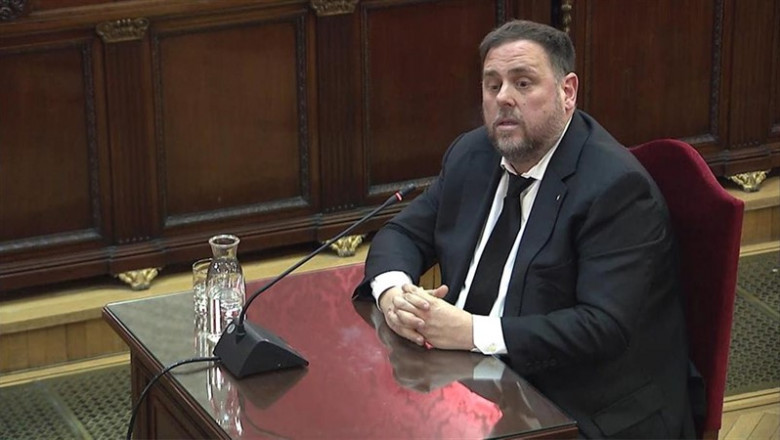 Prisiones autoriza máximo de hora y media para la rueda de prensa de Junqueras por videoconferencia desde Soto | Pool - Archivo ep prisiones autoriza maximohoramediala ruedaprensajunquerasvideoconferenciasoto