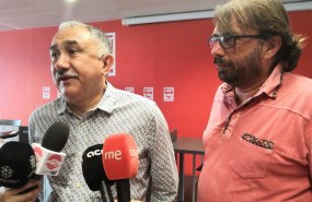 ep secretario generalugt pepe alvarez yde ugt catalunya camil ros